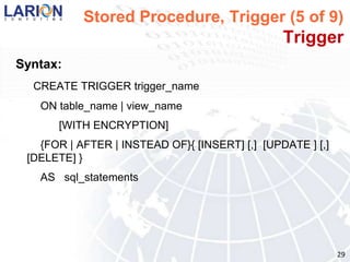Database protection: backup, restore9