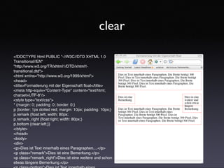 Introduction to Layouts with CSS