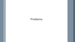 Problems
 