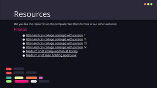 Did you like the resources on this template? Get them for free at our other websites:
Photos
● Html and css collage concept with person I
● Html and css collage concept with person II
● Html and css collage concept with person III
● Html and css collage concept with person IV
● Medium shot smiley woman at library
● Medium shot man holding notebook
Resources
 