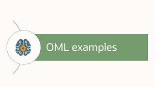 OML examples
 