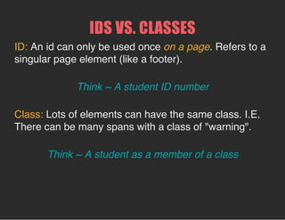 LET'S CODE IT (PART 1)
1. Open a new page in your text editor.
2. Copy the rule you created between the style tags on
your index.html (not the tags themselves, though).
3. Paste it in your new page.
4. Save your page inside the "styles" folder you created
earlier. Name it "styles.css".
 