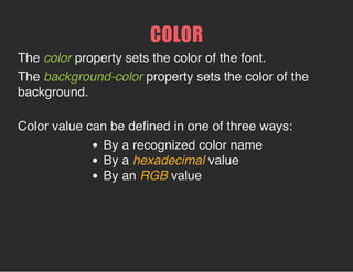 LET'S CODE IT!
Add these rules to your "styles.css" file:
#intro {
color: blue;
}
.warning {
color: red;
}
Add an id of "intro" to your first paragraph.
Find a word or sentence in your "index.html" file and wrap
in span tags with a class of "warning".
 