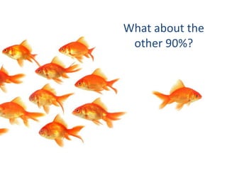 What about the
 other 90%?
 