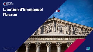 © Ipsos Talan | Elections législatives
2024 – Comprendre le vote |
Juin 2024
L’action d’Emmanuel
Macron
 