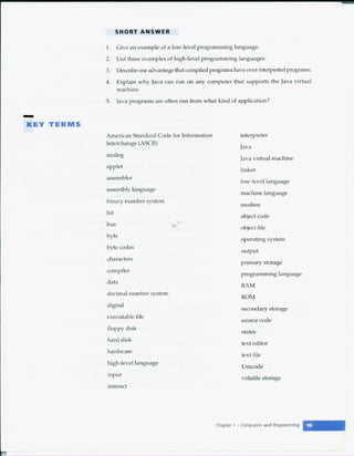Java an introduction to programming