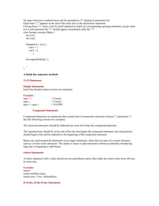 Java coding-conventions
