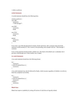 Java coding-conventions