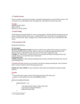Java coding-conventions