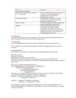 Java coding-conventions