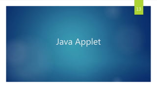 Java Applet
13
 