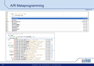 A/R Metaprogramming 