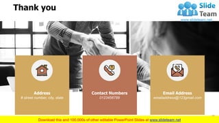 Thank you
28
Contact Numbers
0123456789
Address
# street number, city, state
Email Address
emailaddress@123gmail.com
 