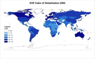 geographyalltheway.com - IB Geography - Global Interactions: KOF Index of Globalization