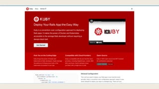 Kuby, ActiveDeployment for Rails Apps