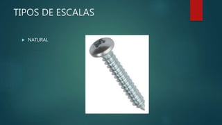 TIPOS DE ESCALAS
 NATURAL
 
