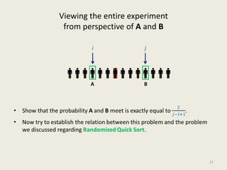 Viewing the entire experiment
from perspective of A and B
27
A B
 