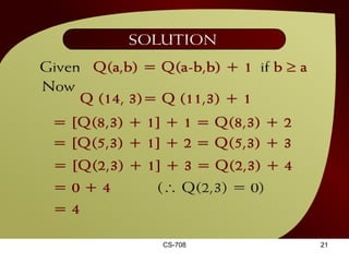 Solution – (21 – 13) 
