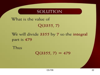 Solution – (21 - 14) 