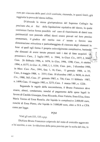 Le motivazione nella sentenza di condanna, di francesco bruno, per l’omicidio mafioso di  vincenzo  enea. di isola delle femmine pdf