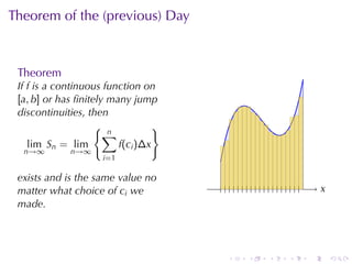 Lesson 24: The Definite Integral (Section 4 version)