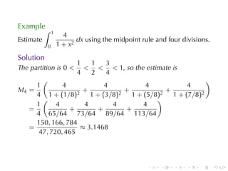 Lesson 24: The Definite Integral (Section 4 version)