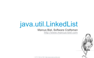  2015, Marcus Biel, http://www.marcus-biel.com/
Marcus Biel, Software Craftsman
http://www.marcus-biel.com
 