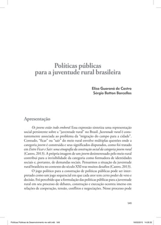 Livro Politicas publicas em agroecologia