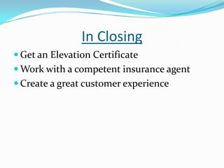 CTAR Lunch & Learn: 2013 Flood Insurance Changes