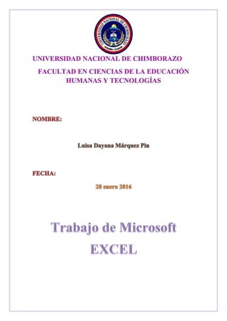 MANEJO DE EXCEL