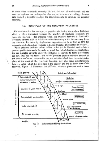 Reservoir engineering aspect of fractured formations