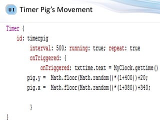 Timer Pig’s Movement
 