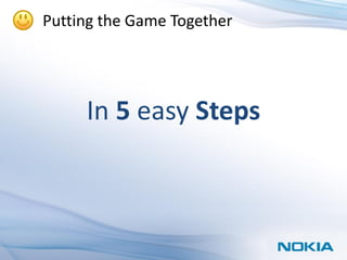 Putting the Game Together




     In 5 easy Steps
 