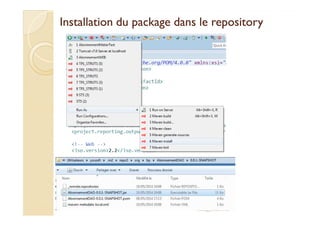 Installation dduu ppaacckkaaggee ddaannss llee rreeppoossiittoorryy 
med@youssfi.net 
 