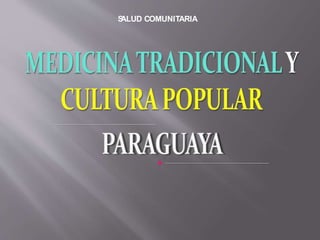 S
ALUD COMUNITARIA
 
