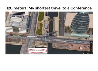 120 meters: My shortest travel to a Conference120 meters: My shortest travel to a Conference
 