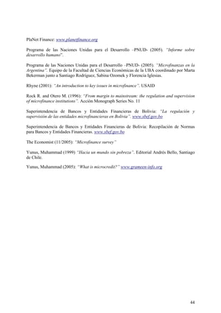 Microfinanzas
