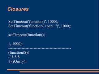 modern javascript, unobtrusive javascript, jquery