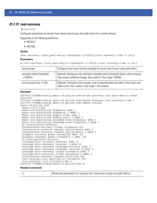 Motorola solutions wing 5.2.2 wireless controller cli reference guide (part no. 72 e 159607-01 rev. a)