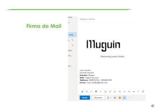 41
Firma de Mail
 