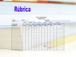 Rúbrica 