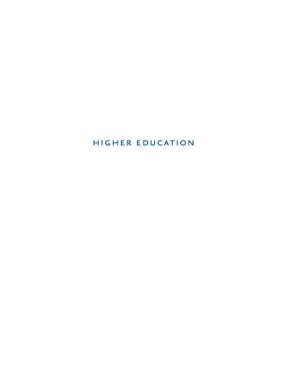 higher education
 