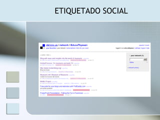ETIQUETADO SOCIAL 