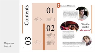 Magazine
Layout
 