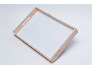 Natural color serving tray