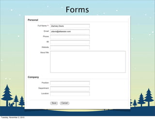 Forms
Tuesday, November 2, 2010
 
