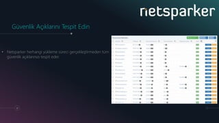 Netsparker sunumu ( Türkiye Distributörü Kavi Bilişim )