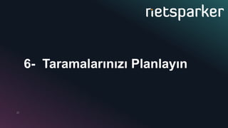Netsparker sunumu ( Türkiye Distributörü Kavi Bilişim )