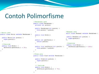 Contoh Polimorfisme
 