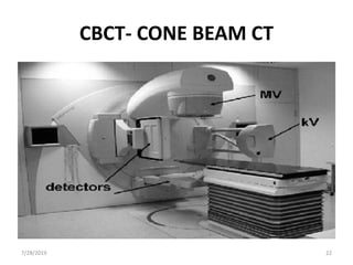 CBCT- CONE BEAM CT
7/28/2019 22
 